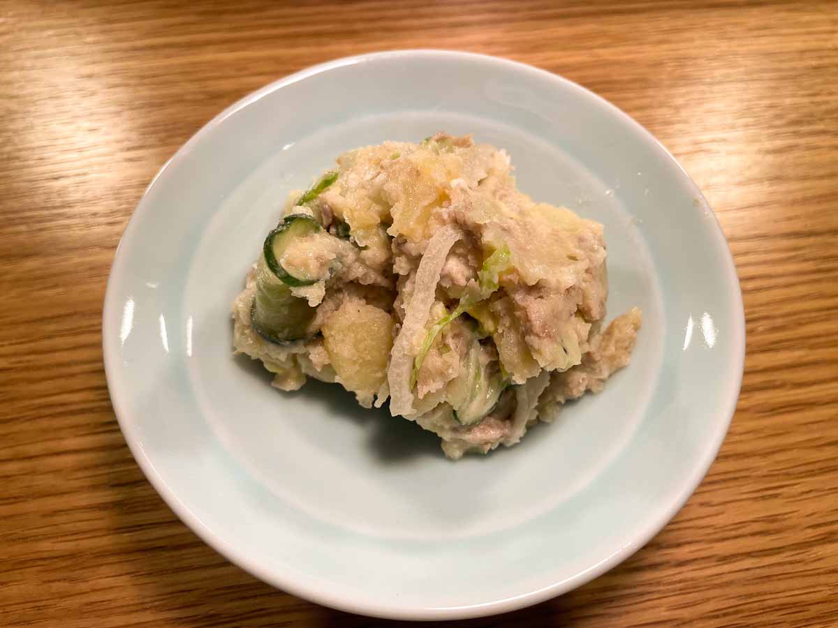 hikiniku to come - potato salad