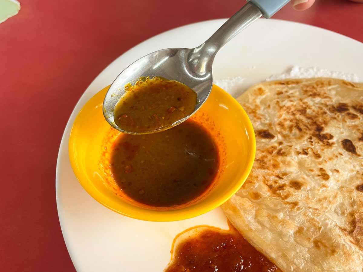 prata $1.30 - curry