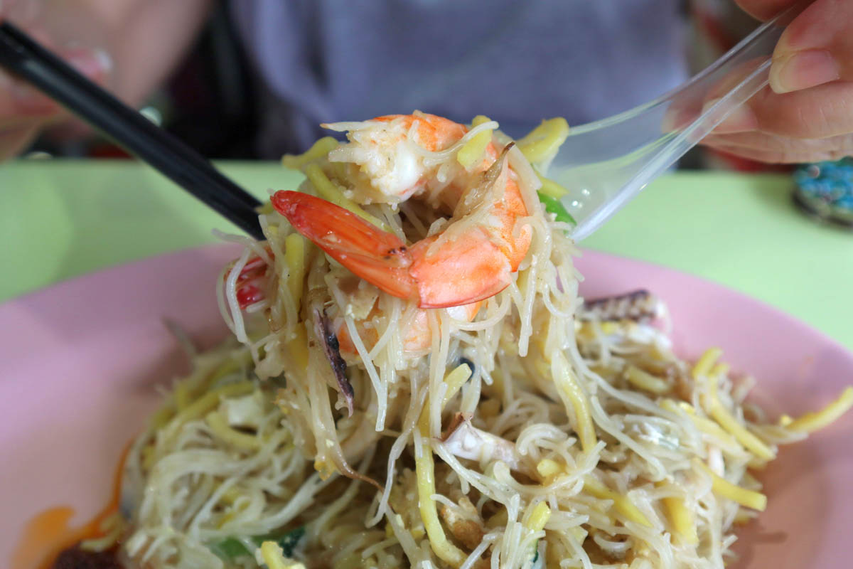 hwa heng - hokkien mee closeup