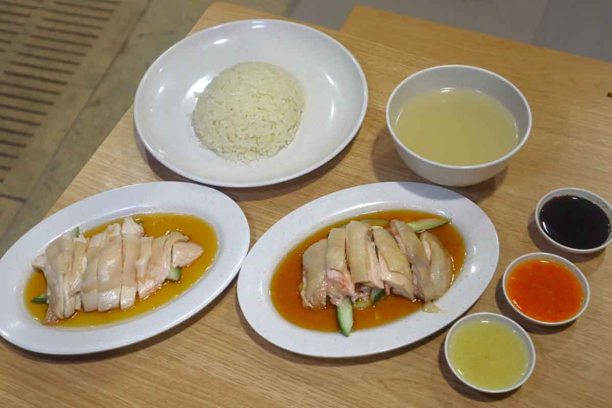 veteran vs new chicken rice - whampoa nan xiang overview