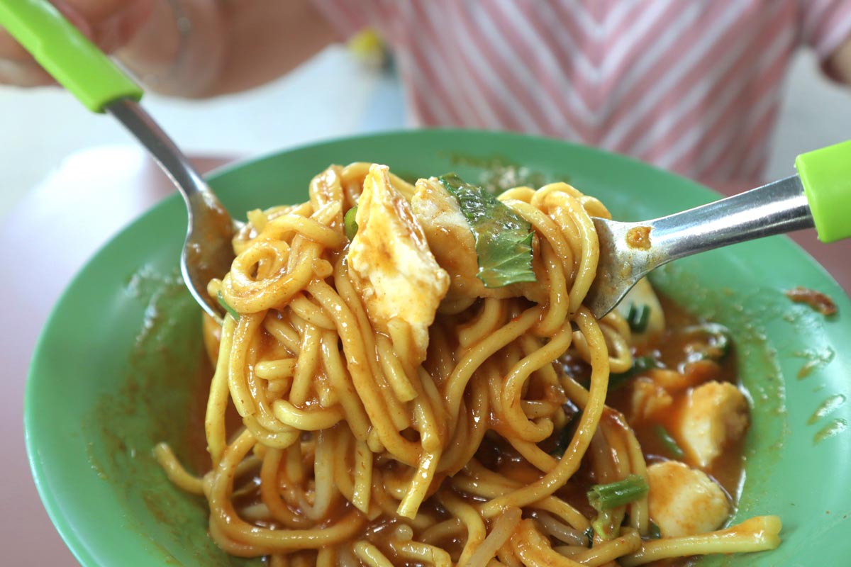 indonesian food house - mee rebus upclose