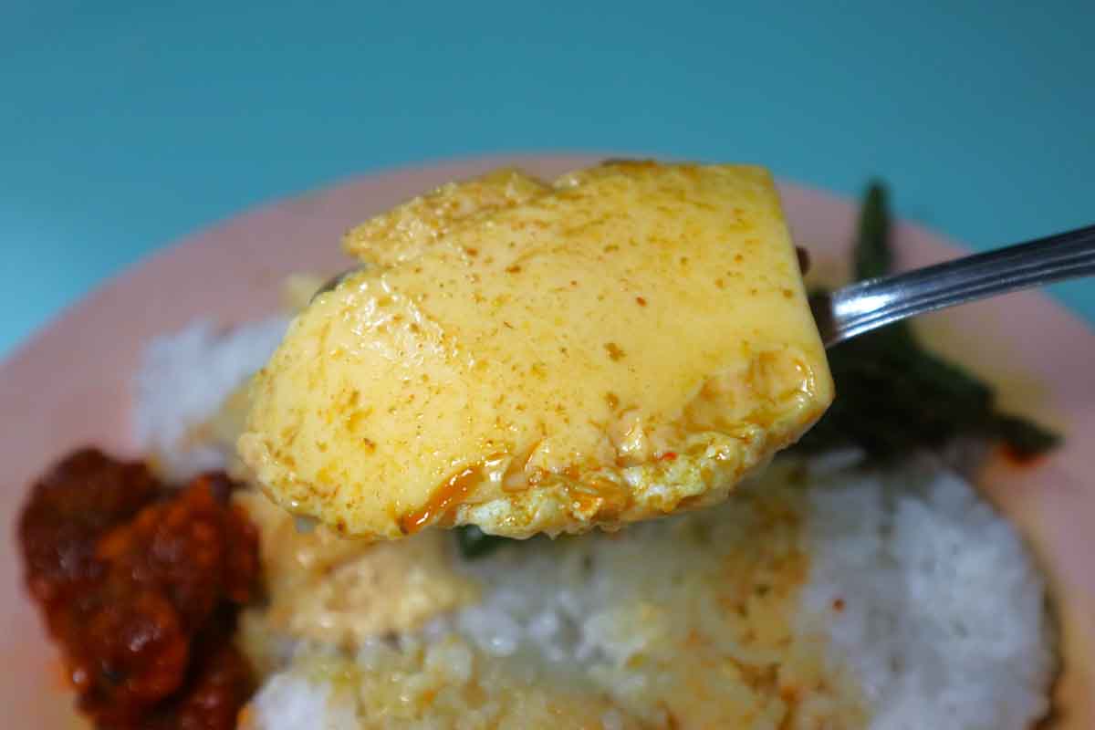 V1 Jia Chang Cai - steamed egg closeup