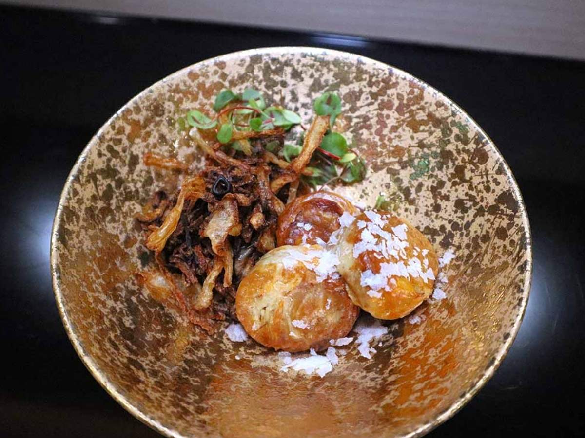 omakase - grilled ankimo