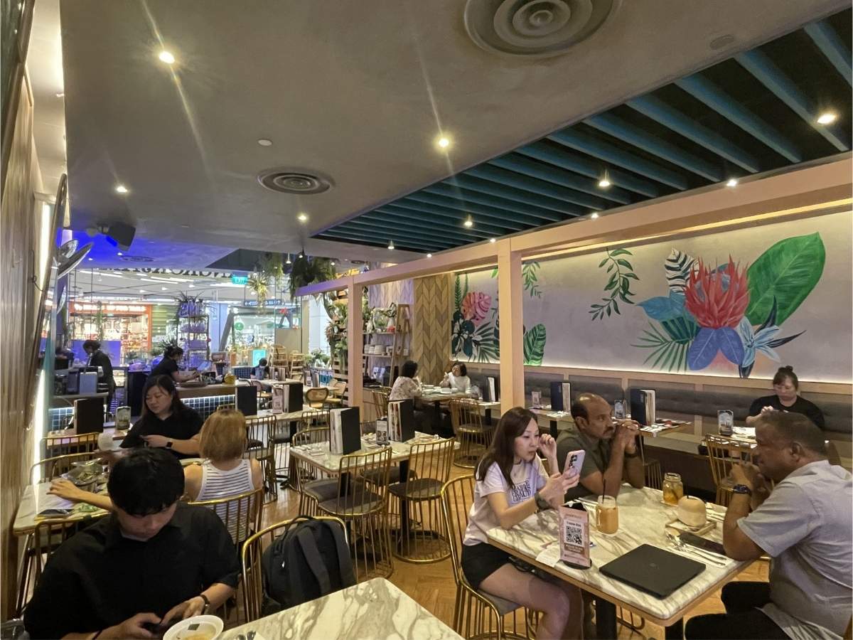bangkok jam thai buffet - restaurant interior