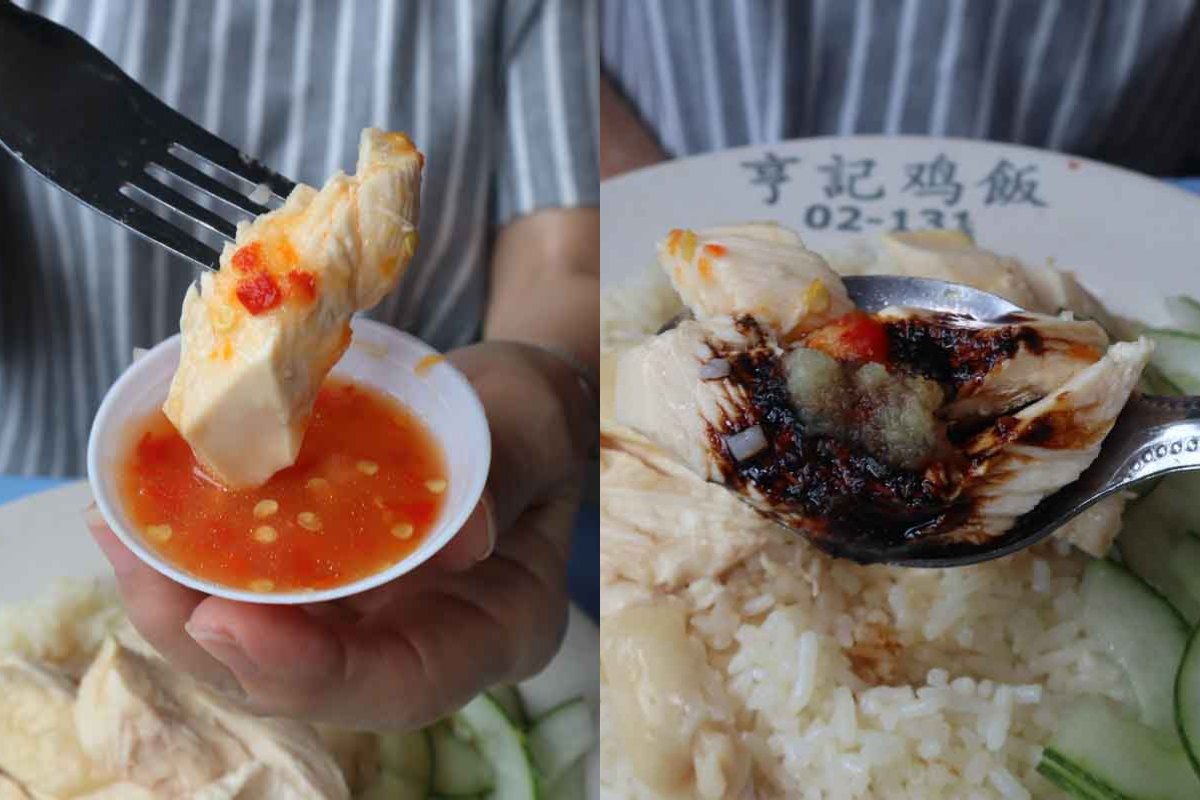 veteran vs new chicken rice - heng ji condiments