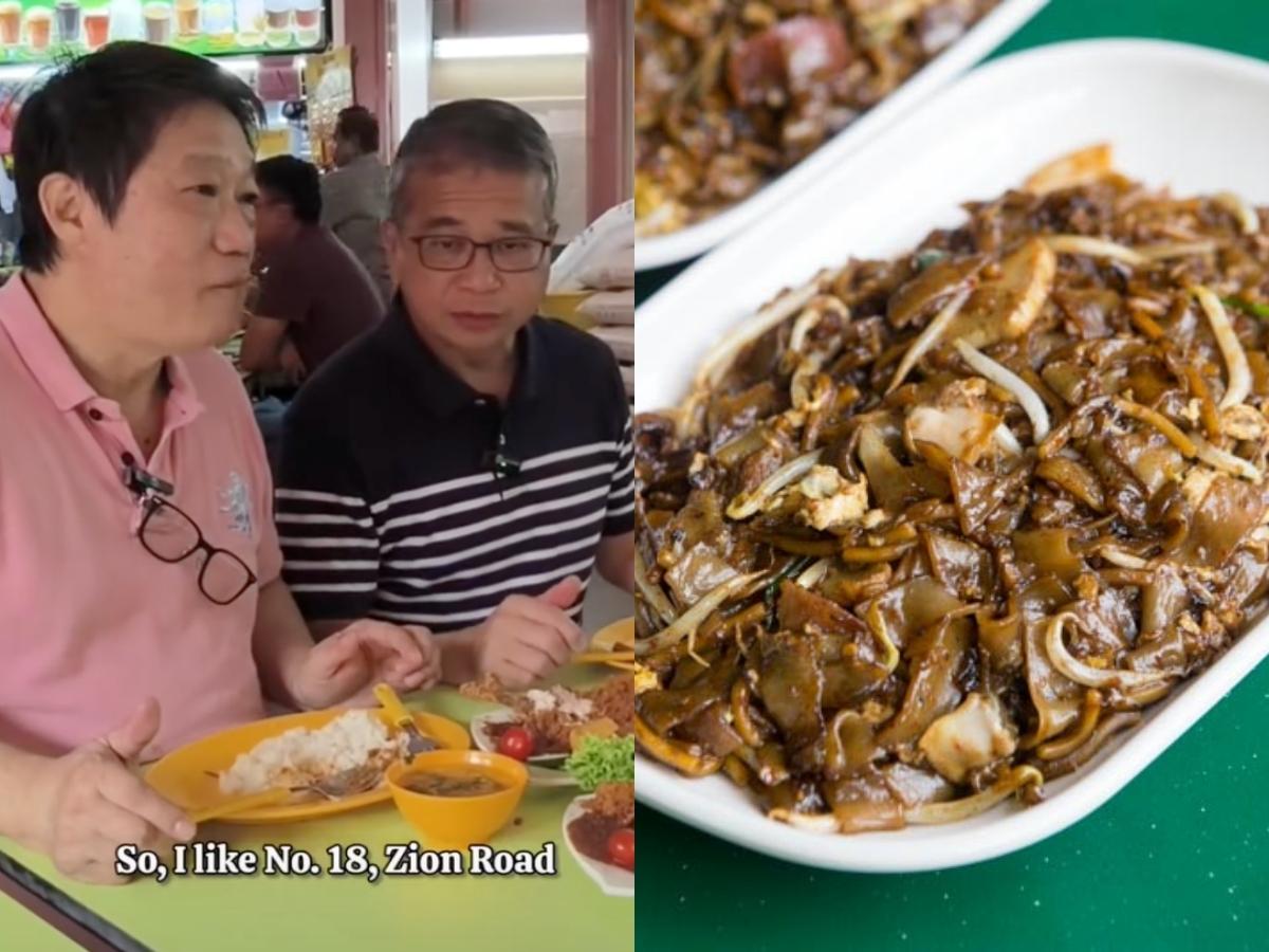 ministers and president favourite food - no. 18 zion road fried kway teow edwin tong