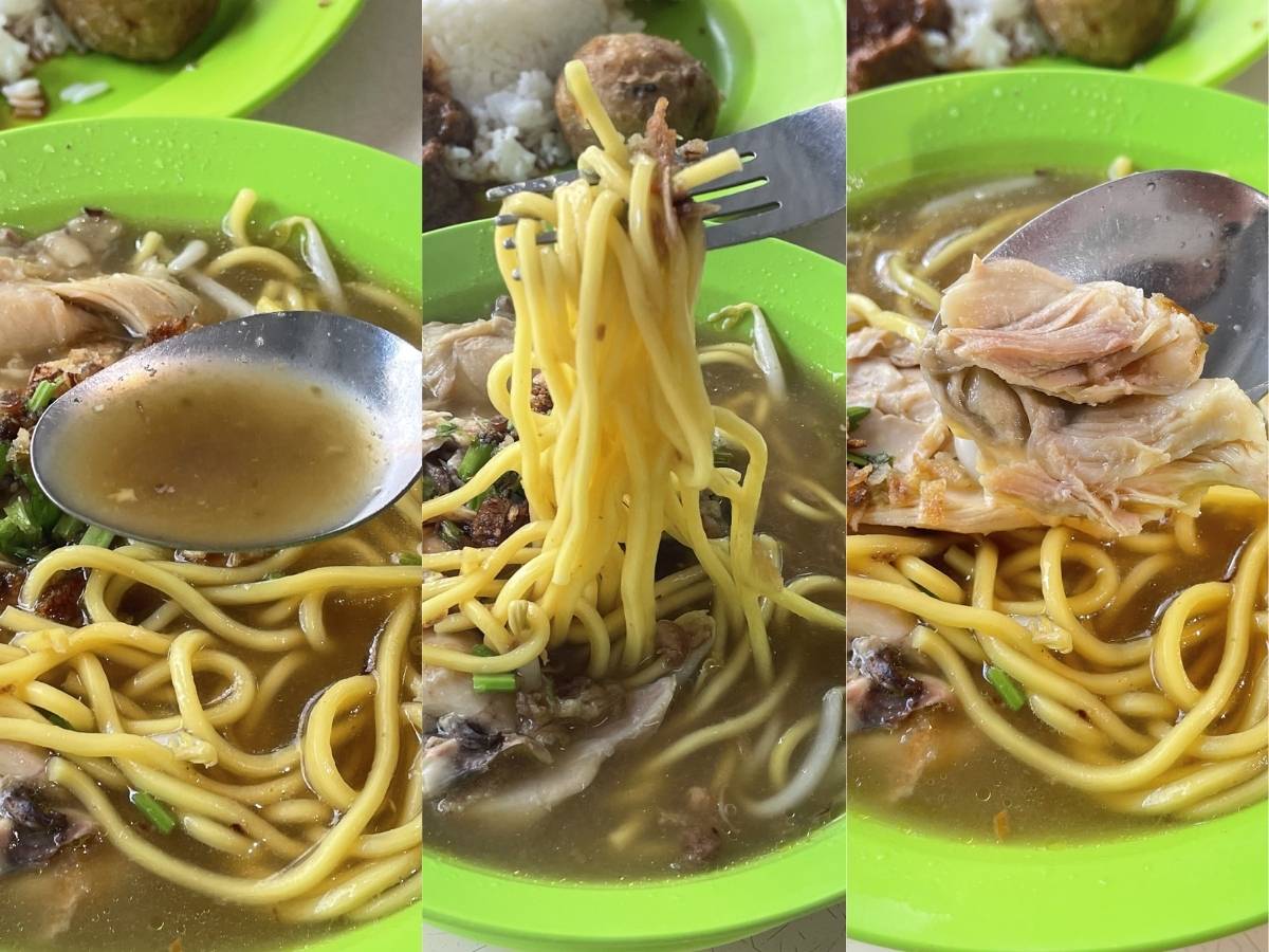 ministers and president favourite food - mak itams corner mee soto dish elements