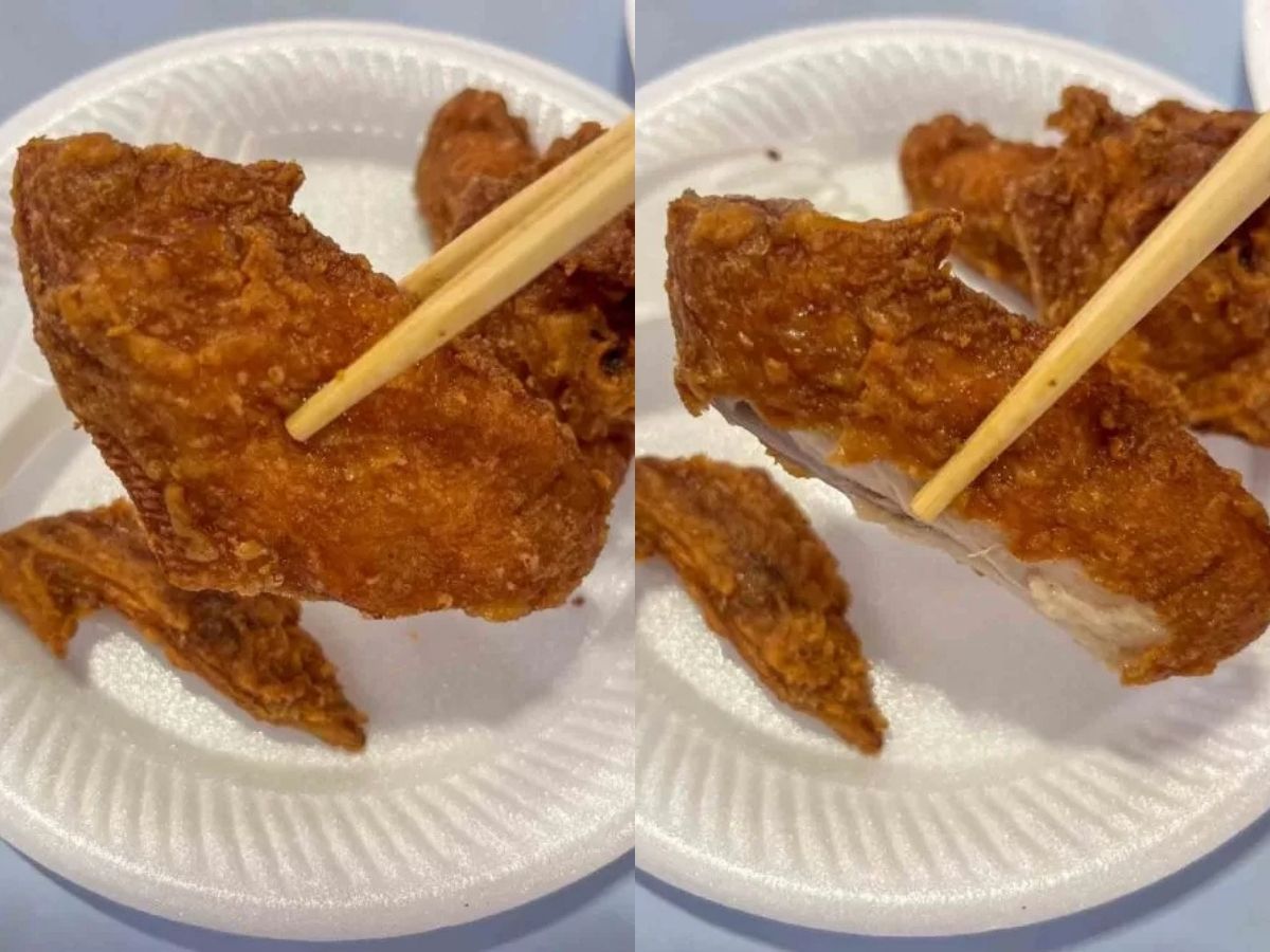 ministers and president favourite food - yan fried bee hoon chicken wing