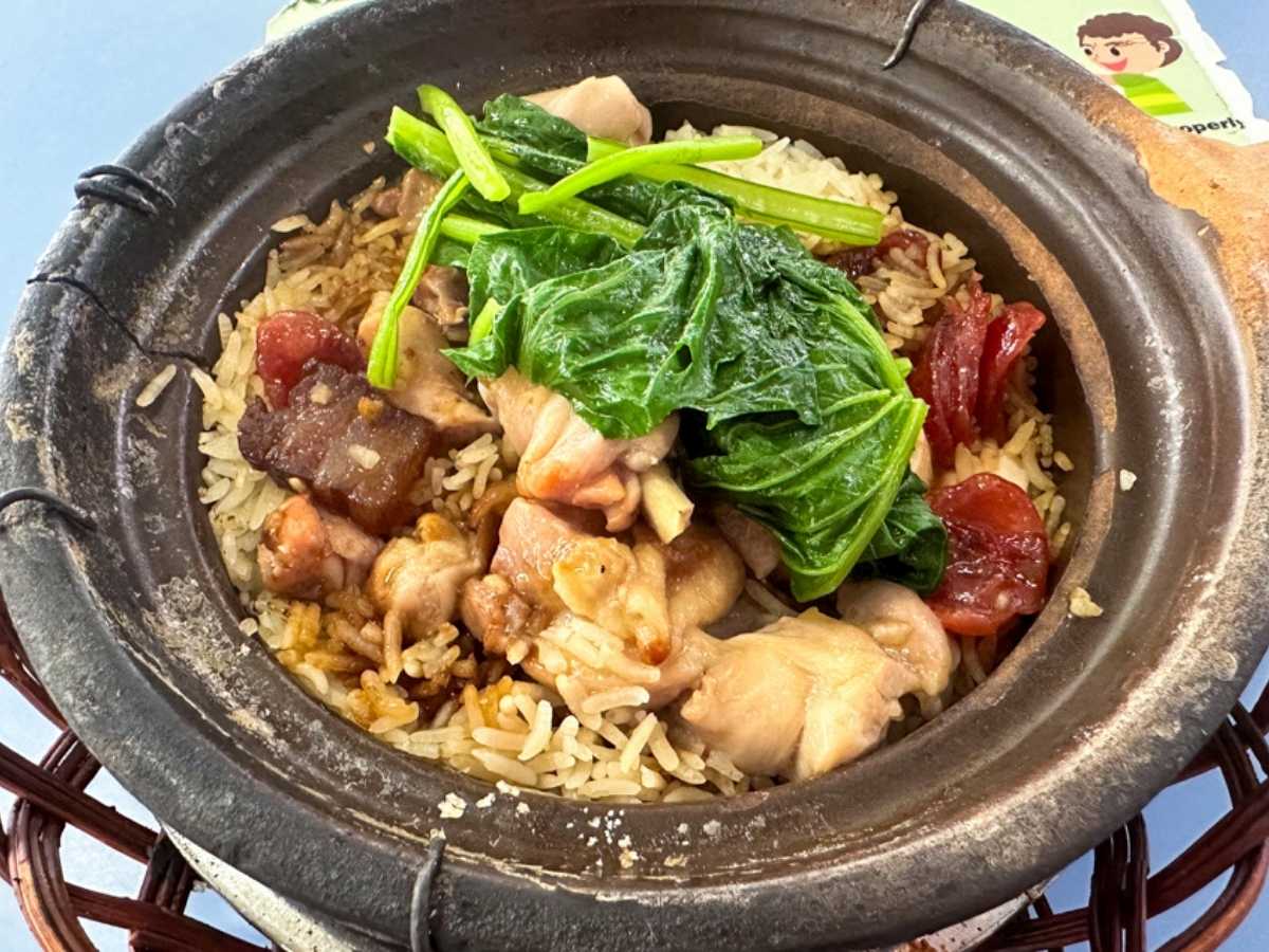ministers and president favourite food - lian he ben ji claypot rice mixed rice