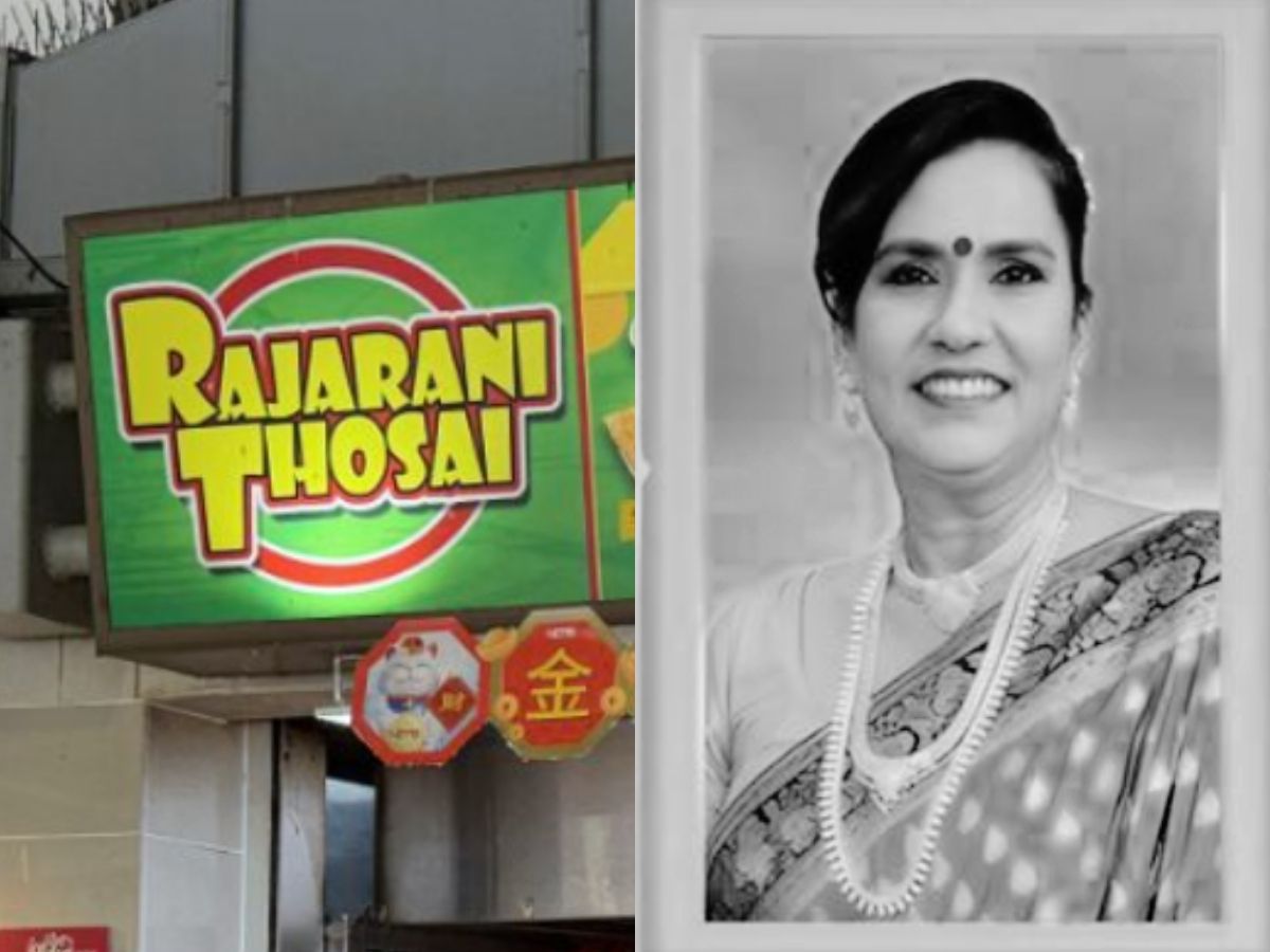 rajarani thosai hawker pass away - stall name and hawker photo