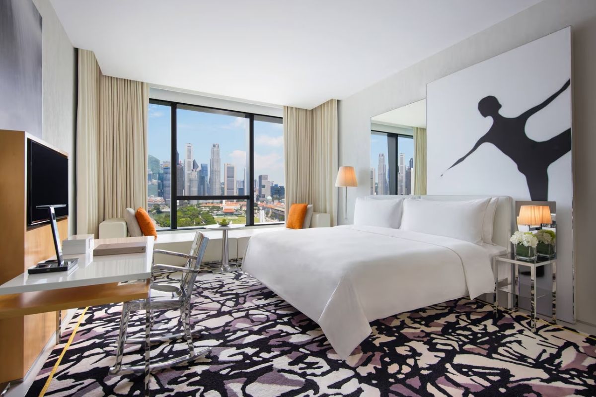 staycation in Singapore - JW Marriott Singapore South Beach (image of the room)