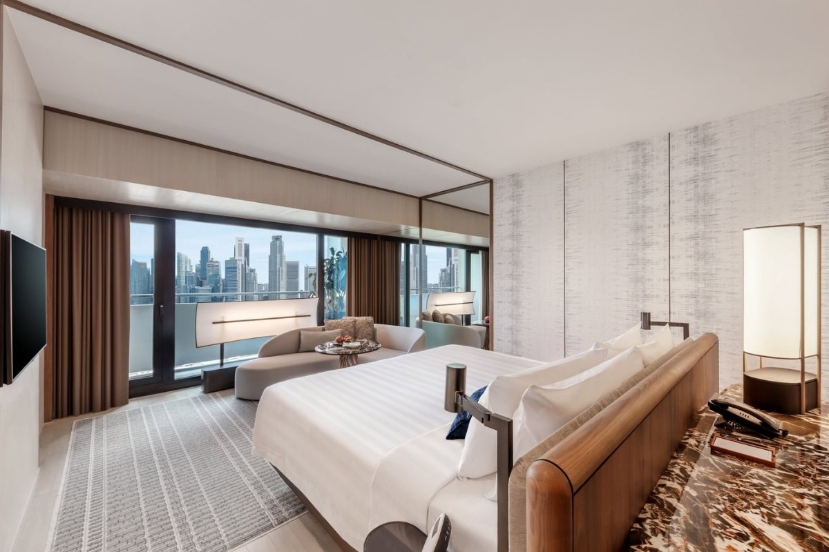 staycation in Singapore - Pan Pacific Singapore (image of the room)
