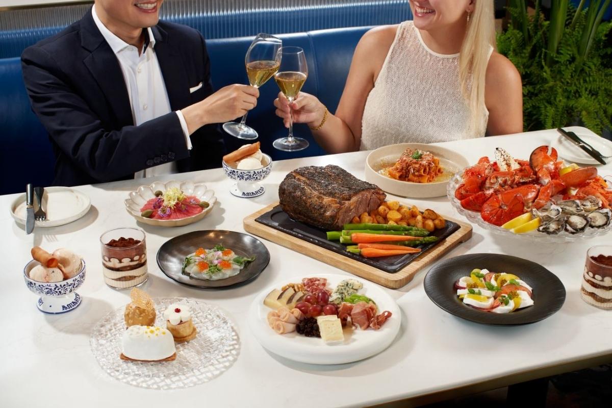 staycation in Singapore - The St. Regis Singapore (image of the food)
