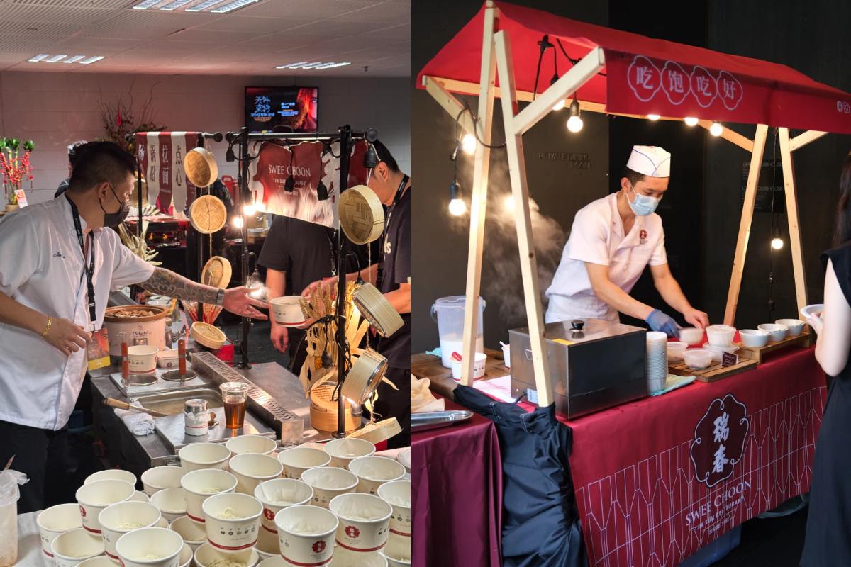 buffet catering - swee choon live stations