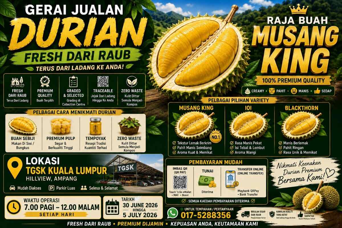 TGSK KL Durian - Durian promo