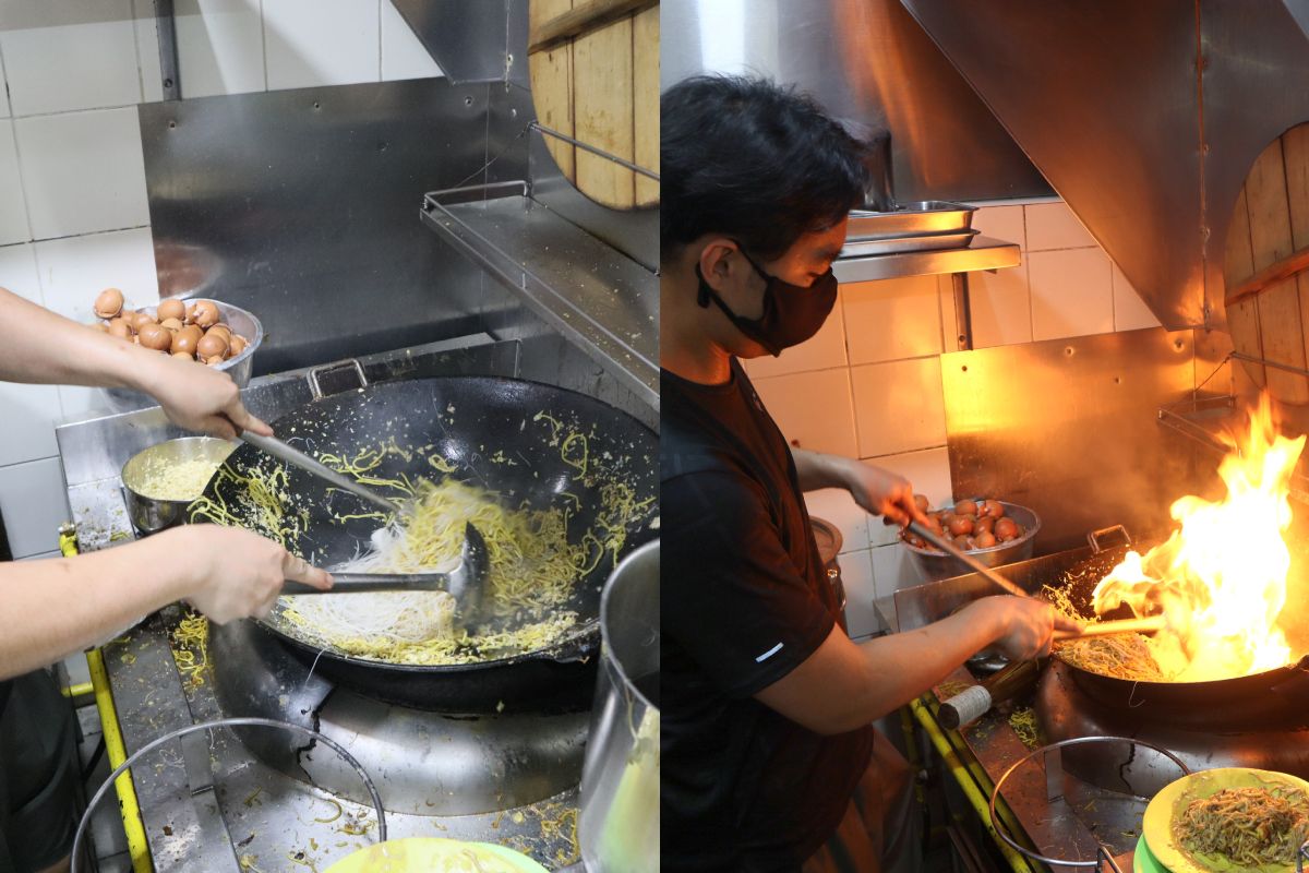 herng hao chi - owner cooking
