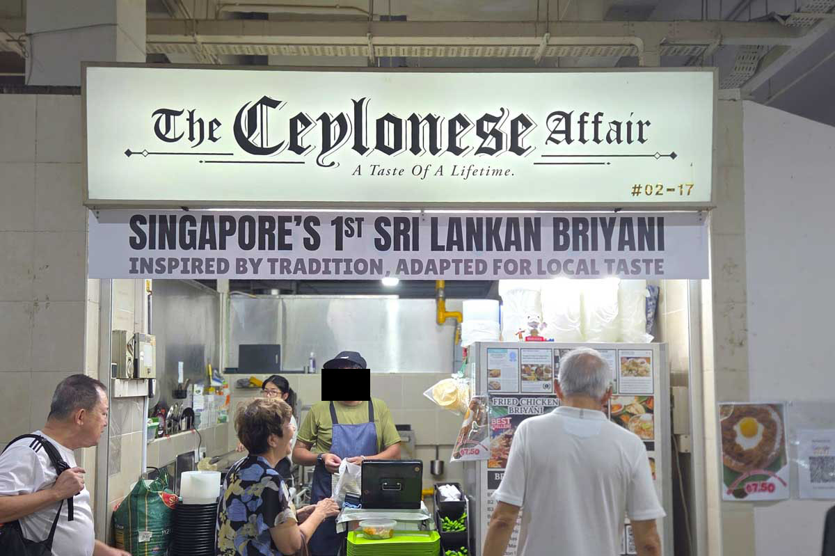 the ceylonese affair - stall front