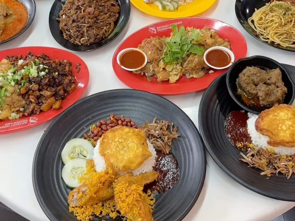 777 coffeeshop lengkok bahru buffet - spread of dishes