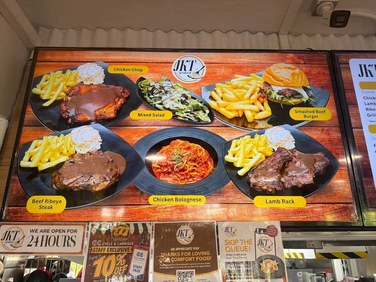 777 coffeeshop lengkok bahru buffet - JKT Western stall front