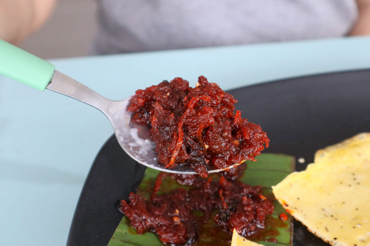the ceylonese affair - sambal closeup