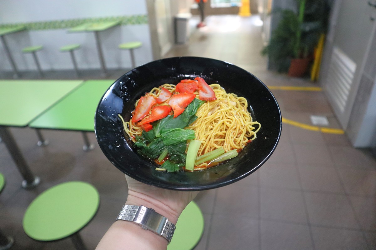 dunman wanton mee showdown - wanton mee closeup