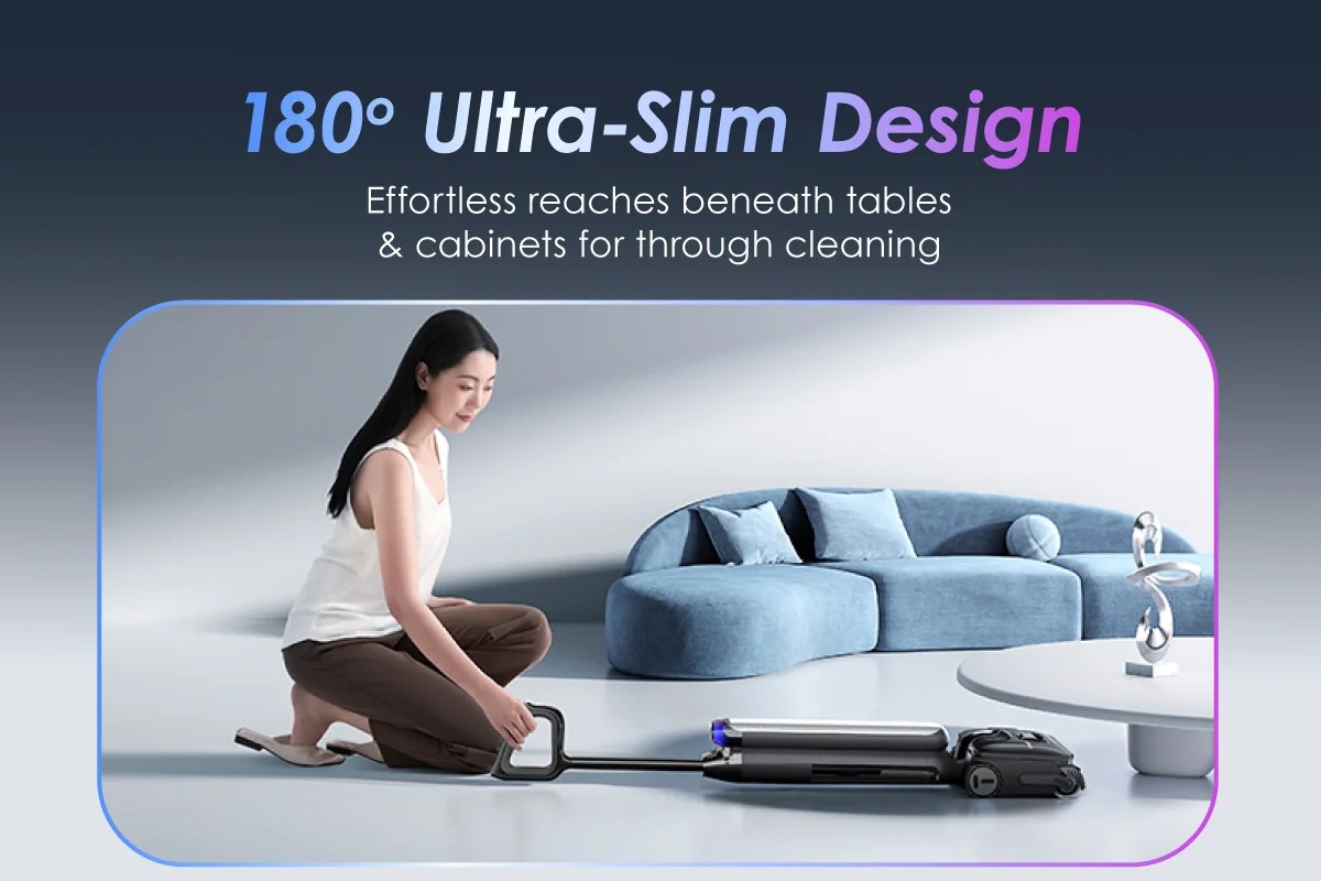 Tineco floor cleaner - lay flat