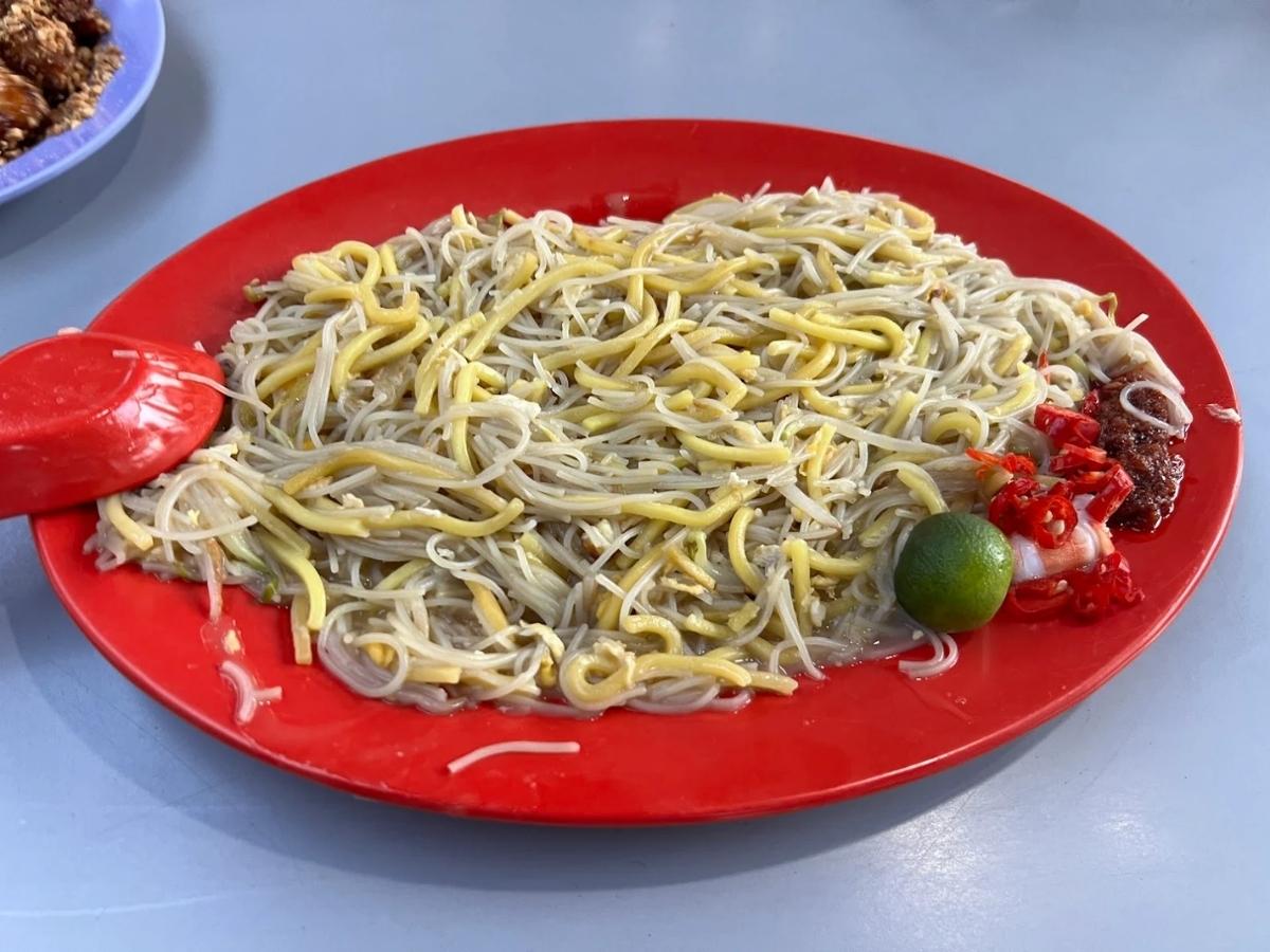ah hock fried hokkien noodles - noodles