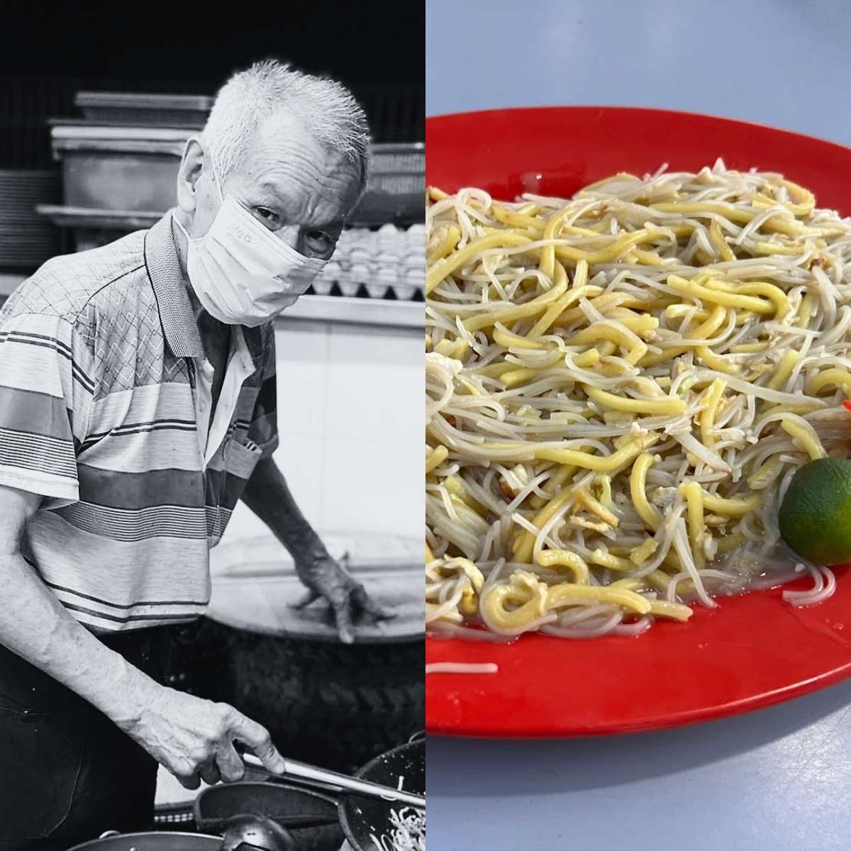 ah hock fried hokkien noodles - feature image