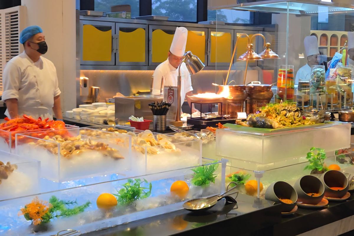 best buffets - the atrium setup