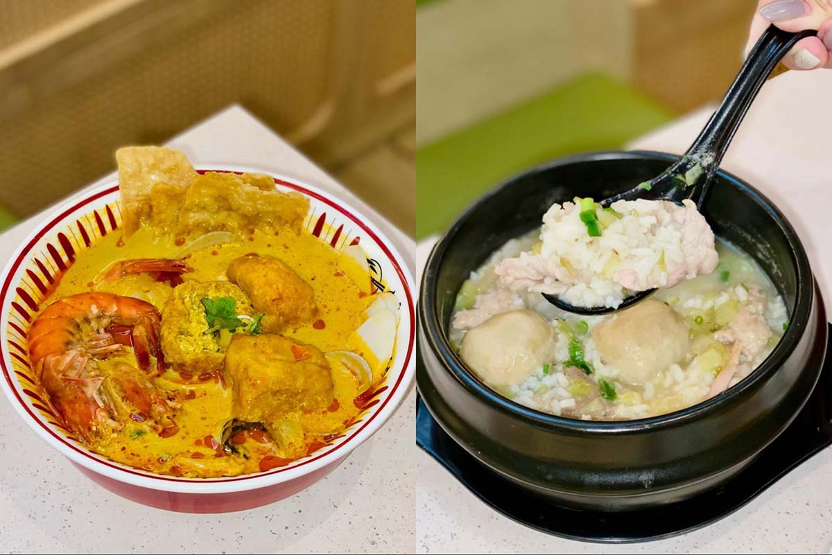 Zok Noodle - Curry mee & porridge