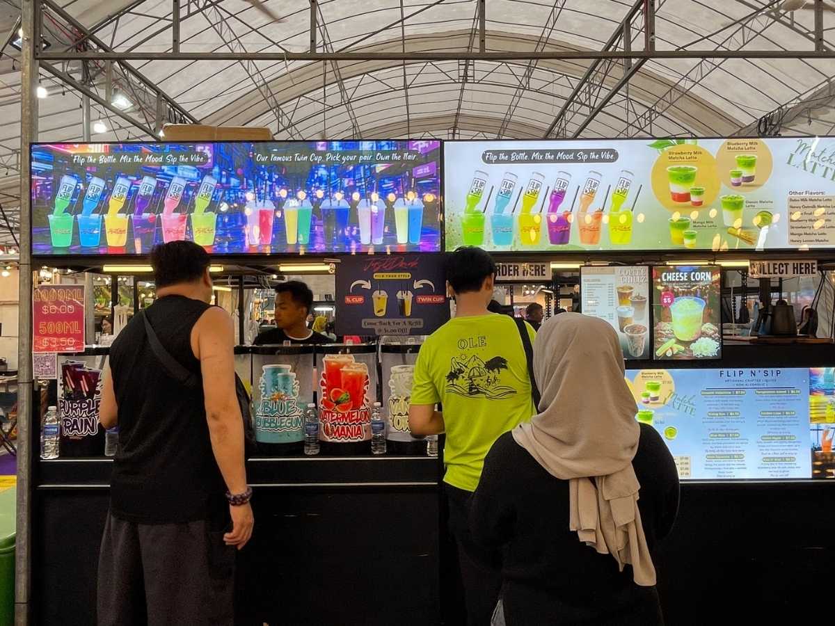 khatib pasar malam - drinks stall