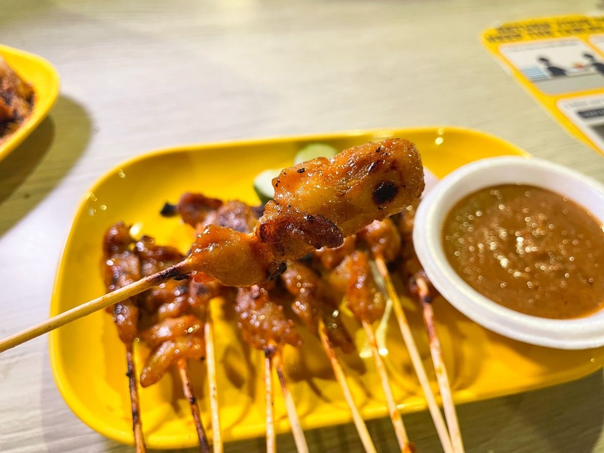 mei xiang yuan satay & rojak - chicken satay