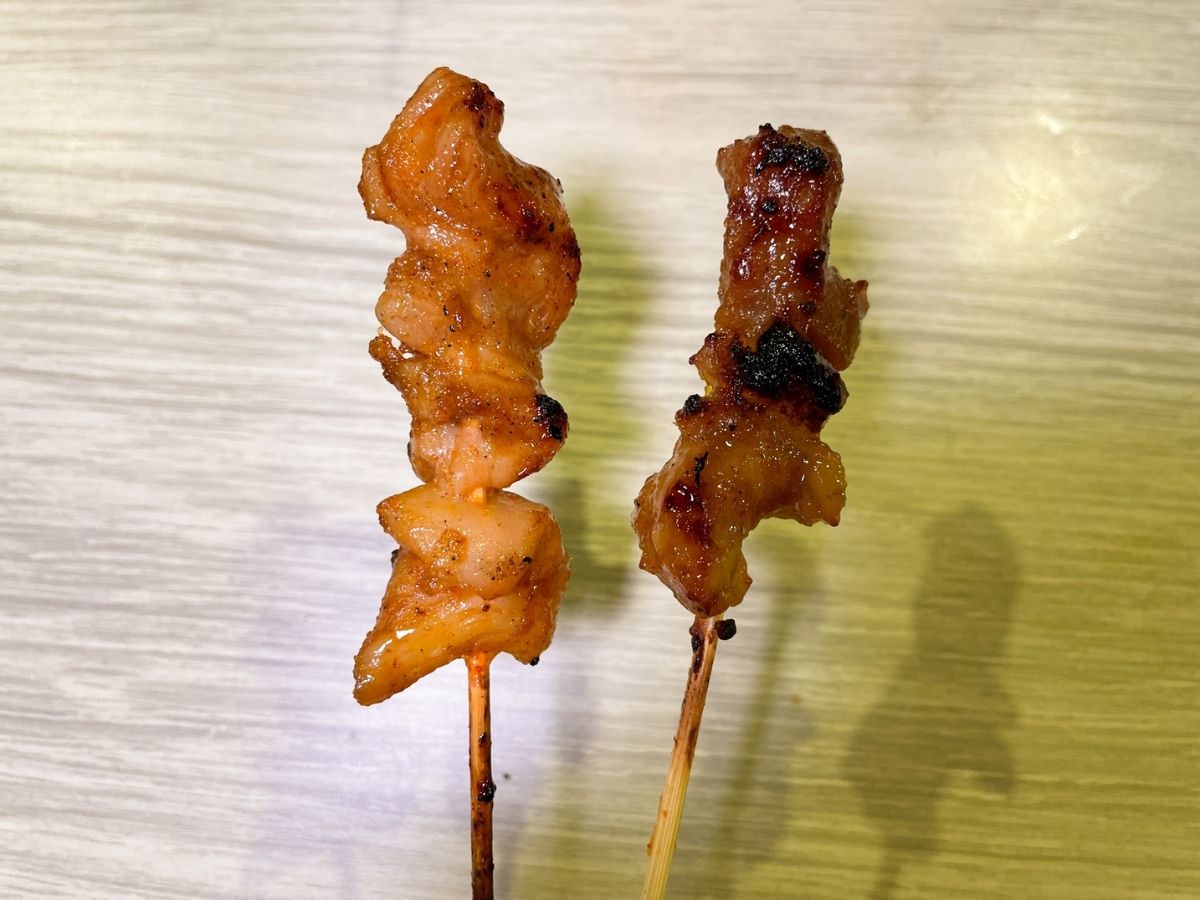 mei xiang yuan satay & rojak - chicken satay and pork satay