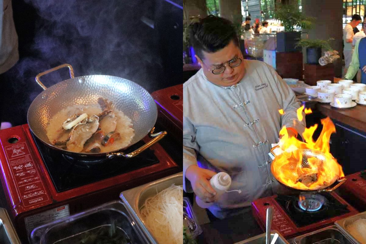 lobsterfest - moutai flambe