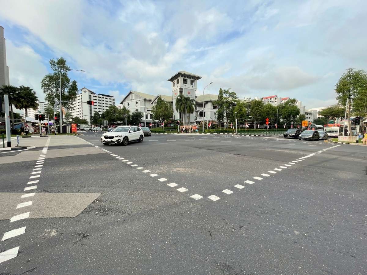 pasir ris pasar malam - traffic junction