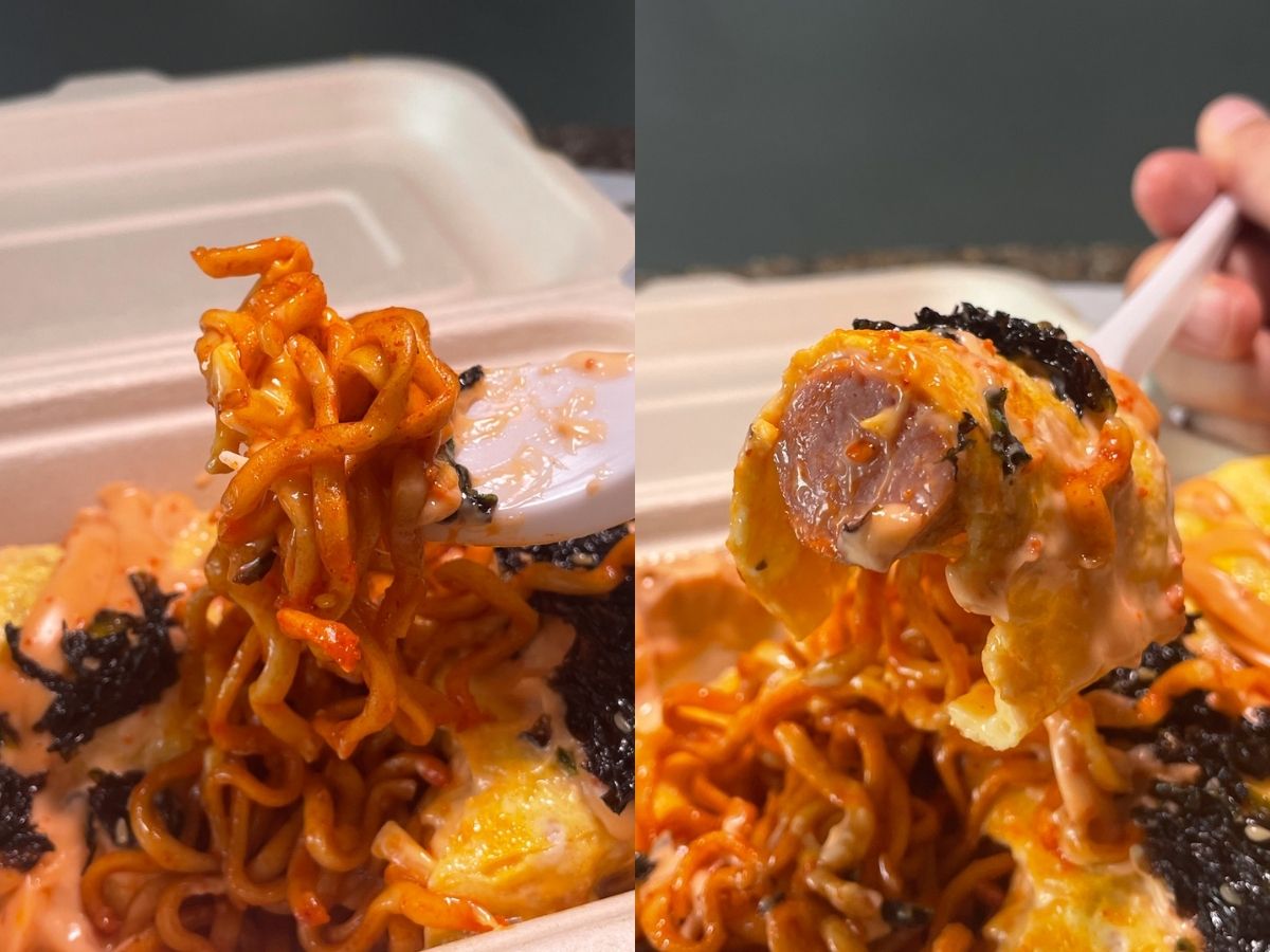 pasir ris pasar malam - best korean fried chicken noodles & sausage