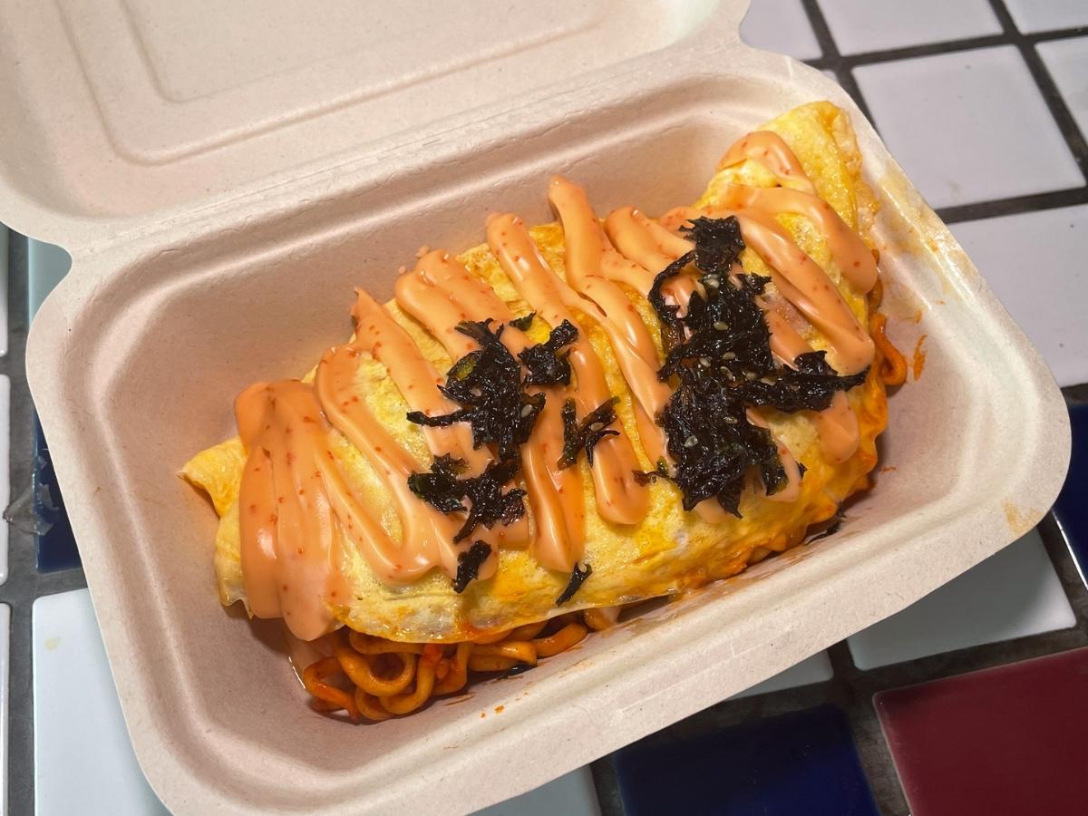 pasir ris pasar malam - best korean fried chicken omelette