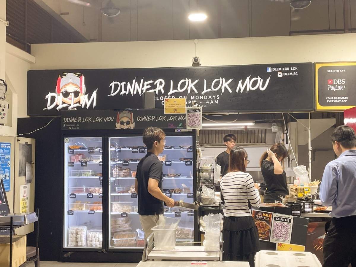 pig blood curd - dllm lok lok stall front