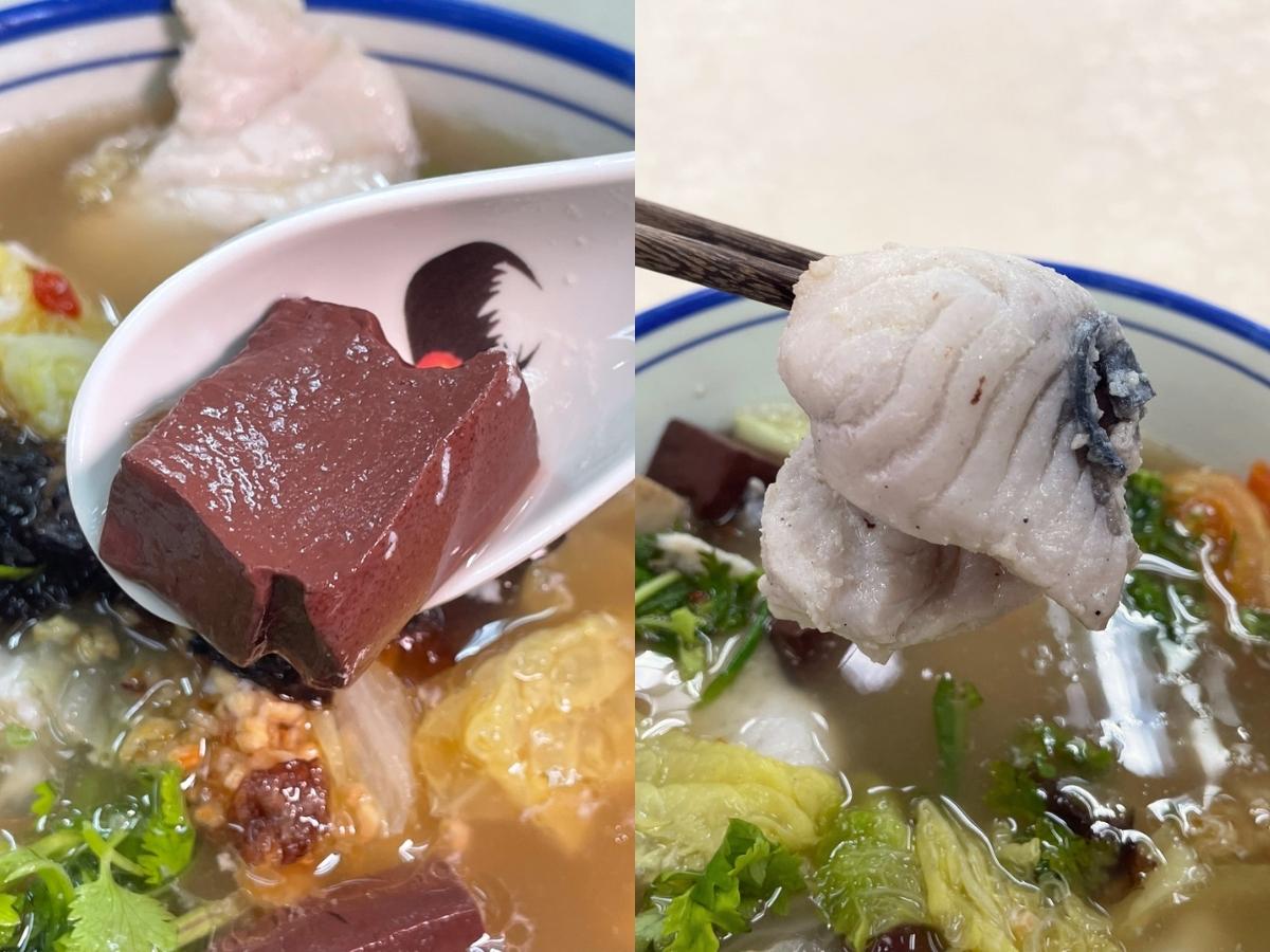 pig blood curd - chen fa fish soup pig blood curd and batang slice