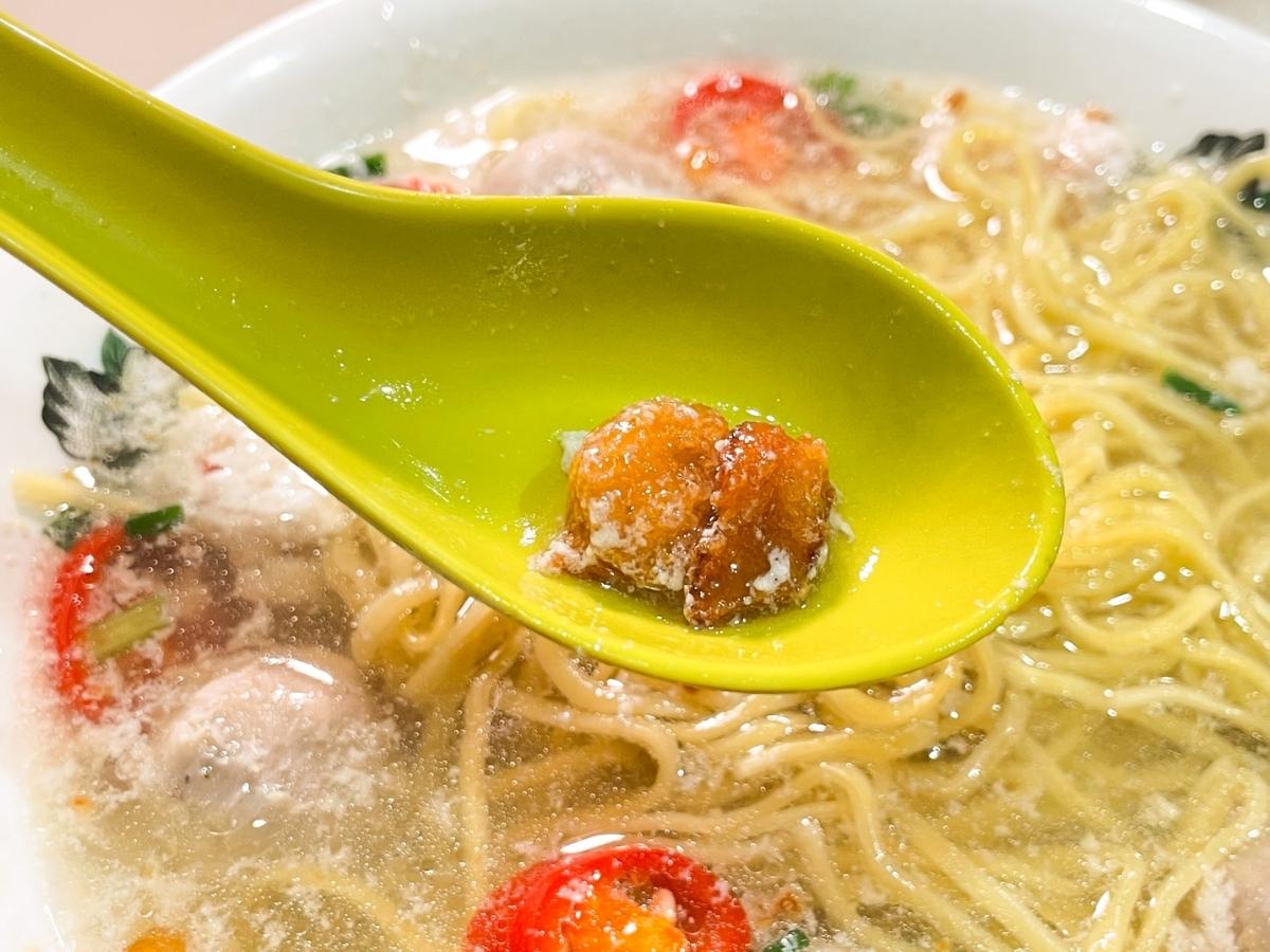 soupy bak chor mee showdown - xing ji lard