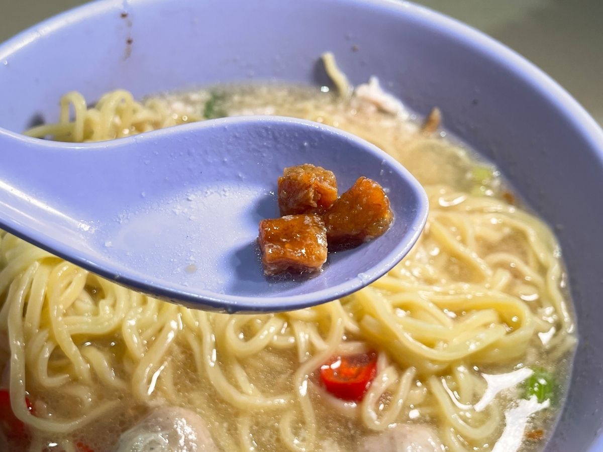 soupy bak chor mee showdown - seng hiang lard