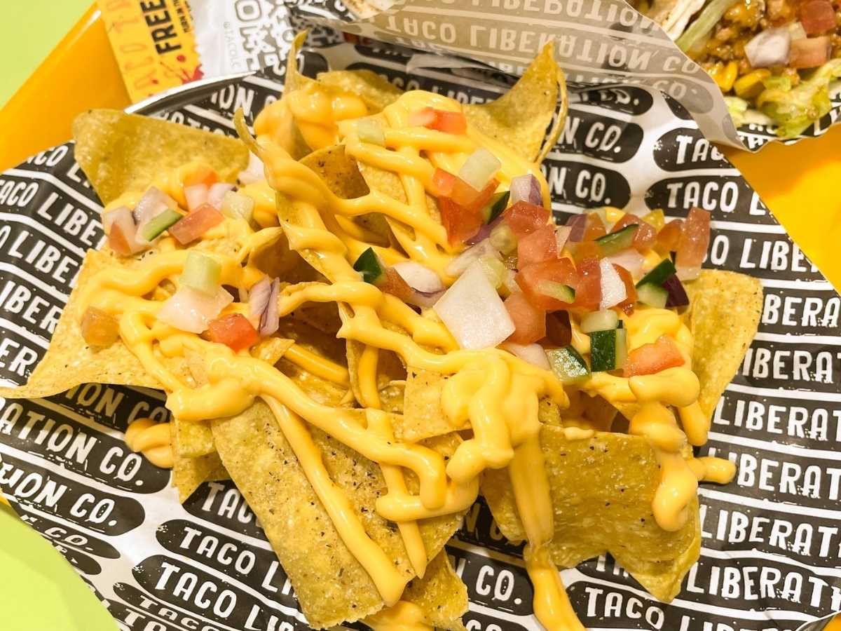 taco liberation co - nacho chips and cheese