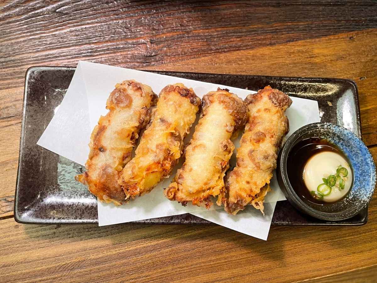 whuchu - crispy fishcake with cheese