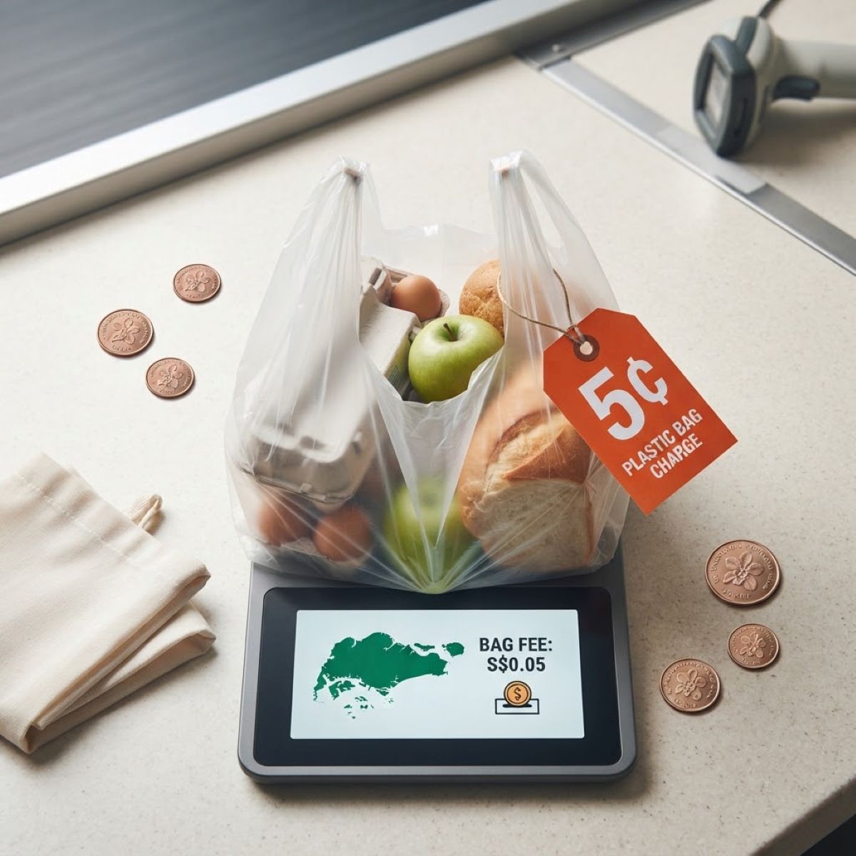 5 cent plastic bag fee - featured image WP