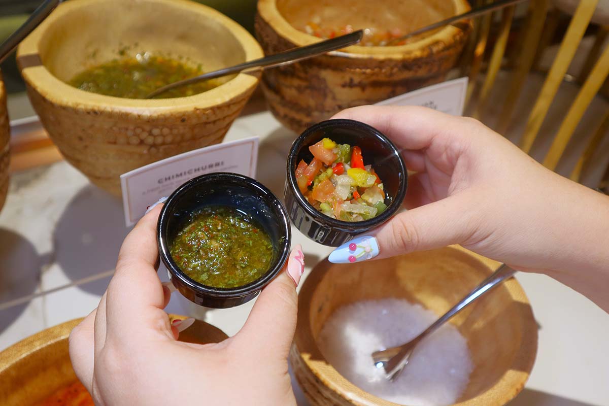 rio brazilian churrascaria - condiments