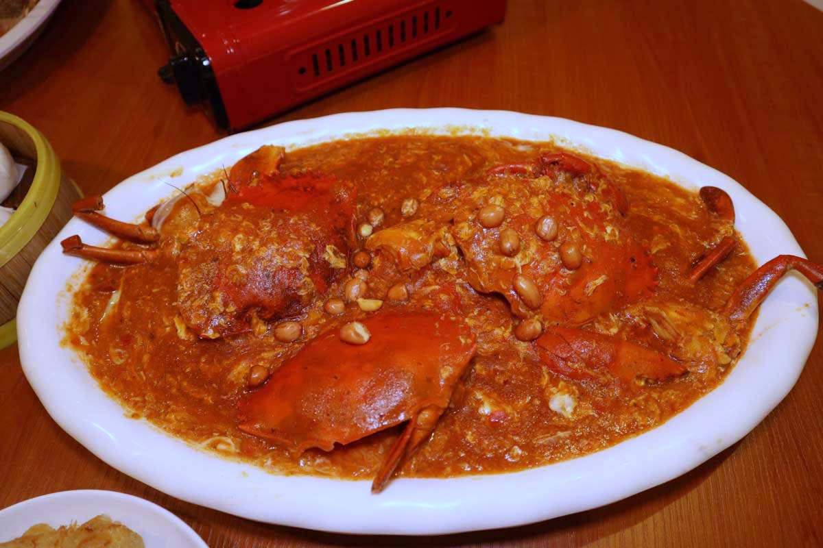 five star dim sum mooncake - chilli crab