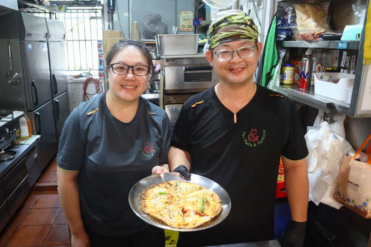 the pasta & tortizza - couple