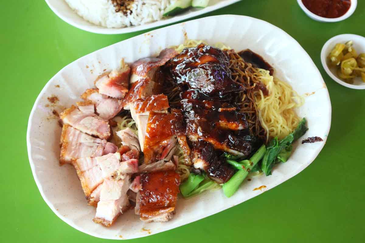 best-rated roasted meats - thee combination noodles