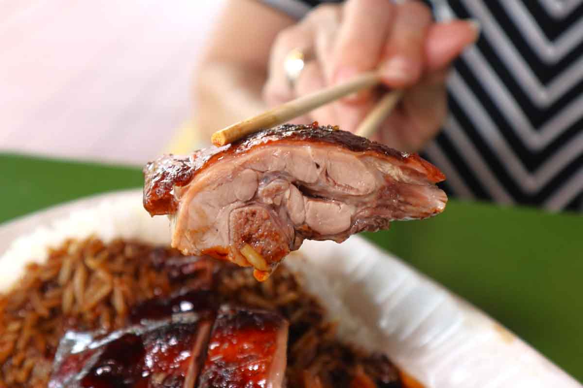 best-rated roasted meats - drumstick closeup