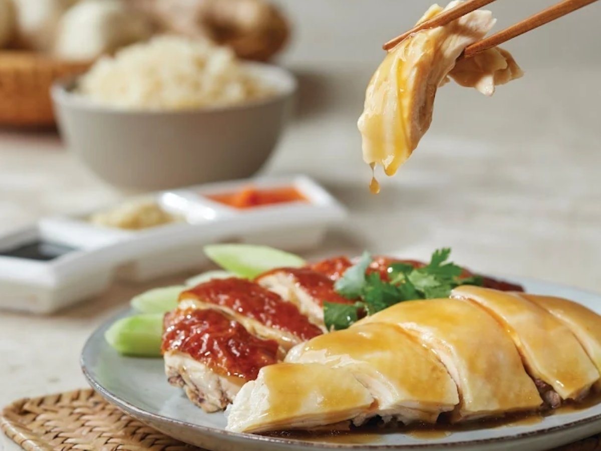 Tian Tian Hainanese Chicken Rice - chicken rice set
